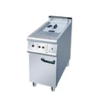 Kitchen Equipment Basket Gas Deep Fryer Restaurant Machines Chicken Temperature Control with Cabinet