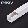 Hot sale Eco-friendly fireproof pvc cable trunking cover case for electrical cable size,as/nzs 2053 pvc trunking