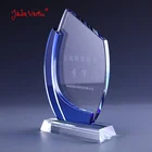 custom trophy cheap glass award shield award trophy crystal award trophy