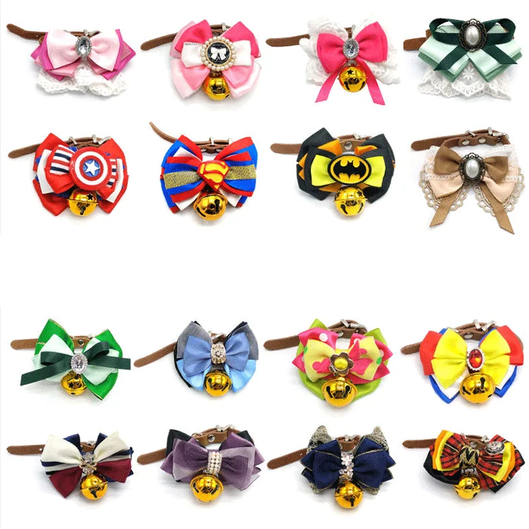 Wholesale Bow Tie Collars Jewelry Dog And Cat Collar