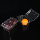 Disposable Transparent Clear Plastic Fruit Packaging Boxes , Clamshell Food Container