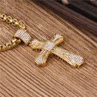 Yiwu Hot Sale Stainless Steel Beads Chain Mary Cross Charms Catholic Rosary Fashion Jewelry Wholesale