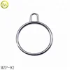 Bag accessory decorative round ring zip pullers reflective zipper slider for purse