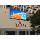 16X128 Outdoor Full Color Retail Led Tv Advertising Display Cabinet