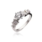 10459 xuping artificial luxurious diamond ring, vogue jewelry wedding rings, womens jewelry