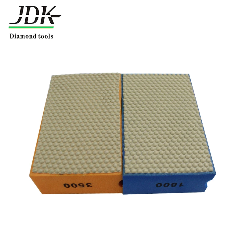 Resin diamond concrete sponge polishing pads