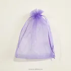 large cheap custom printed organza gift bags/organza pouch