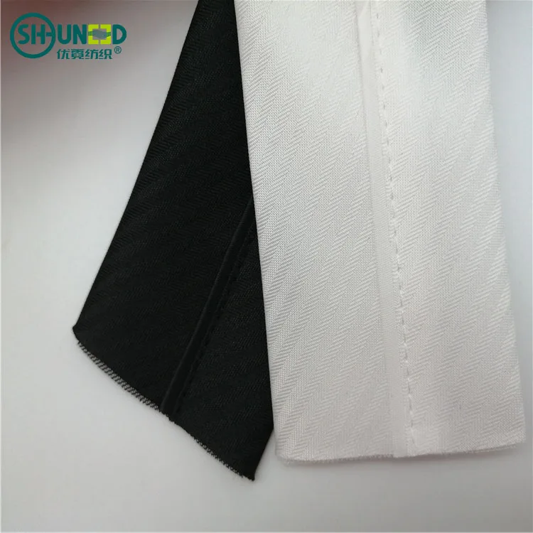 High Quality Herringbone/Fishbone Custom Trousers Polyester Elastic Waistband for Printed Waist Band Pants
