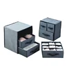 Multipurpose Fabric Storage Boxes Bins with Divider Cardboard Storage Box Drawer
