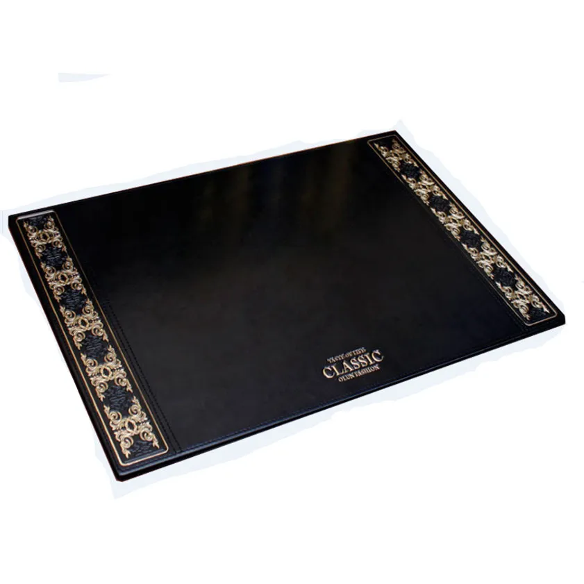 office accessories pu leather table mats desk pad for laptop