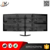 Six monitor mount standing multiple monitor stand fast installation