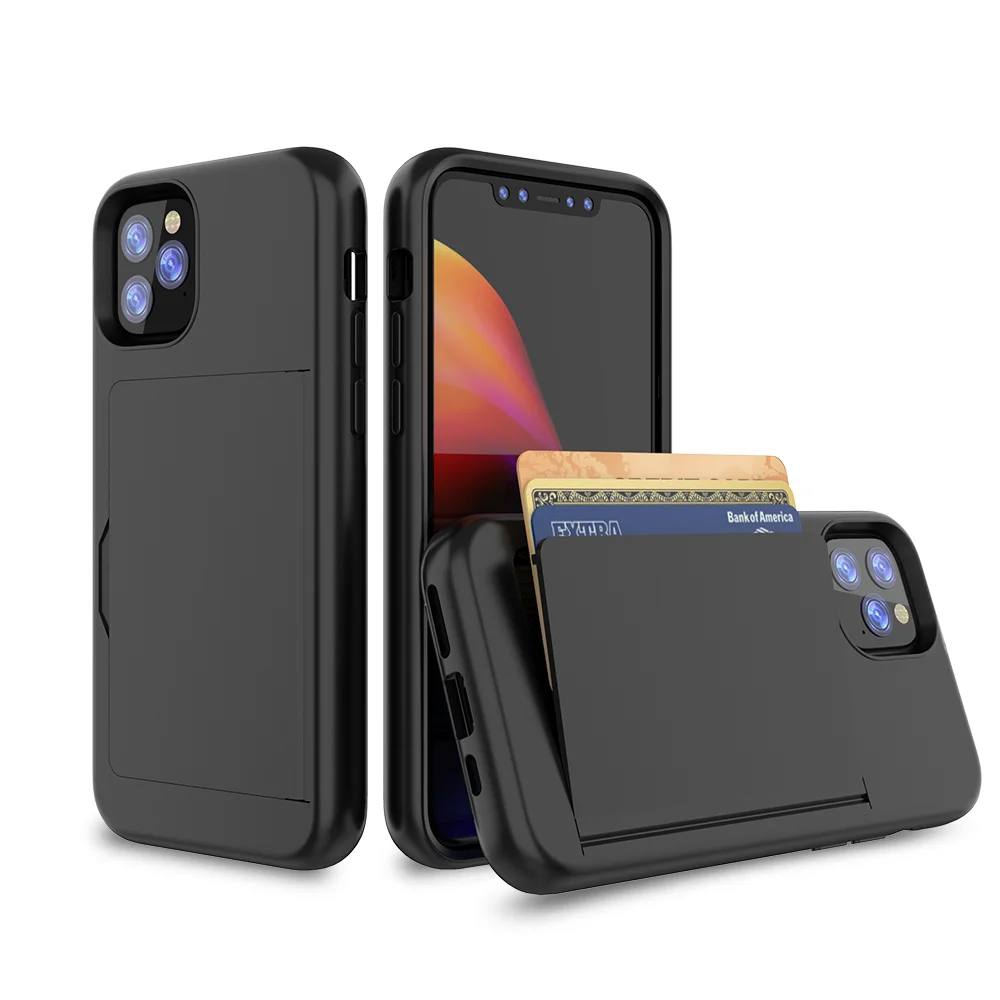 NEW Wallet Cell Case 2-in-1 All-inclusive TPU+PC Card Slot Phone Case For iPhone 11 2019 XI 5.8 6.1 6.5, Black;navy;red;pink;blue;purple 
NEW Wallet Cell Case 2-in-1 All-inclusive TPU+PC Card Slot Phone Case For iPhone 11 2019 XI 5.8 6.1 6.5, Black;navy;red;pink;blue;purple