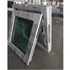 Hight quality pvc/upvc awning/ top hung tempered glass window with steel reinforcement