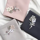 custom muslim scarf women hijab with double pearl chiffon fabric