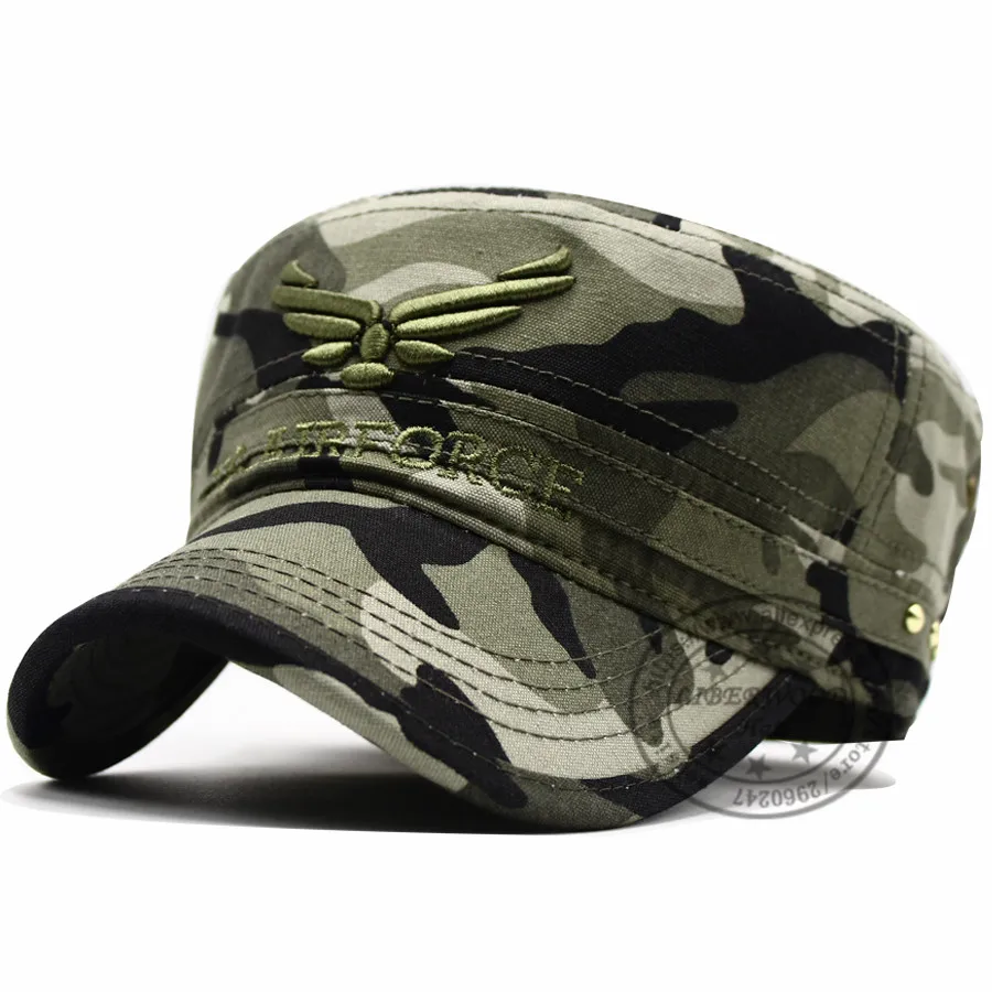 U.S. Airforce Flat Top hats Embroidered USAF Wings Hat camouflage Army Airsoft cap camo Adjustable Buckle cap STOCK
U.S. Airforce Flat Top hats Embroidered USAF Wings Hat camouflage Army Airsoft cap camo Adjustable Buckle cap STOCK