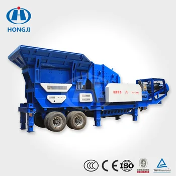 Hongji mobile crushing plant Cone crusher