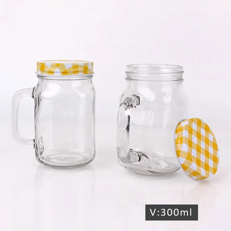930ml empty glass milk yogurt bottle pudding glass bottle and mason jar set