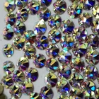 new face 8 big 8 small AAAA Non Hot fix flat back rhinestone crystal ab high quality 2028 crystal ab