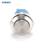 ANIUEC 16mm Stainless Steel Anti-Vandal Waterproof push button switch