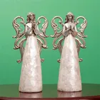Special mother memorial bronze angel sculptures home decor