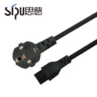 Sipu 3 プロング C14 プラグ eu ac ラップトップの電源ケーブル 220 v コンピュータの電源コード