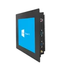10.4 inch flush mount touch panel pc industrial all in one computer RS232 RS485 x86 i3 i8 processor