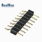 with Free Sample 2.54mm Header Single Row 2.54mm R/A SMT Round Pin Header