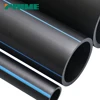 Black Plastic Drain Pipe Underground Direct Factory Price Hdpe Pipe For Water Supply Large Diameter Plastic Pipe