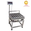 Online Alarm Clock digital static checkweigher roller conveyor scales with printer