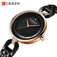 

Curren 9052 Women Quartz Watches Female Fashion Crystal Dial Luxury Ladies Simple Watch Stainless Steel Clock Relogio Feminino
