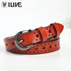 Brown Color and Adjustable Size Fashion Lady Fashion Fancy Genuine Leather Belts from China supplier