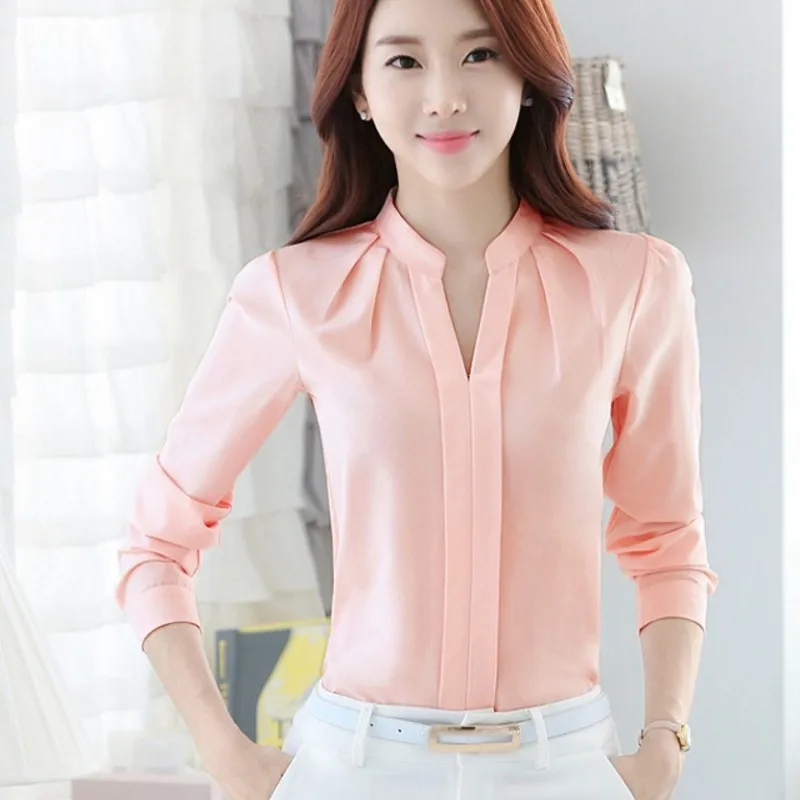or30051a Spring new product lady blouse & top stand collar loose shirts, White;pink;purple
or30051a Spring new product lady blouse & top stand collar loose shirts, White;pink;purple