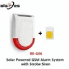 wireless gsm alarm system solar powered big horn wireless siren for outdoor use with GSM voice calling function