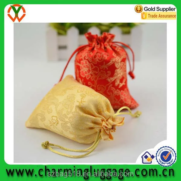 organza small cheap drawstring promotional fabric gift bag