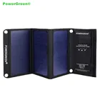 PowerGreen Mini Solar Power Generator External Power Bank 21W Foldable Solar Charger Bag for Mobile Phone