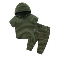 Hooded Toddler Baby Children Clothes Set Boys Girls Solid Tracksuit 2 Pieces Kids Summer Outfits Casual Boy Clothes Short Sleeve
Hooded Toddler Baby Children Clothes Set Boys Girls Solid Tracksuit 2 Pieces Kids Summer Outfits Casual Boy Clothes Short Sleeve