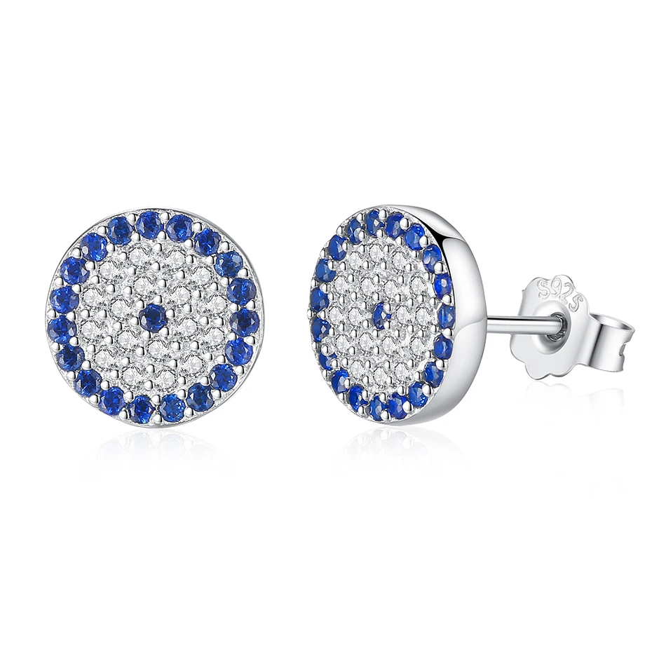 Wholesale Price 925 Sterling Silver Blue Eyes Earrings Fashion Jewelry Blue&White Cubic Zircon Stud Earrings for Women&Girls
Wholesale Price 925 Sterling Silver Blue Eyes Earrings Fashion Jewelry Blue&White Cubic Zircon Stud Earrings for Women&Girls