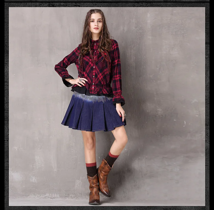 female trumpet sleeves dress (7)