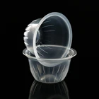 Fresh Mixed Fruit Cup, Clear Disposable Plastic Microwave Soup Bowl Ice Cream Spoon And Cup With Lid