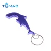 Cool design shark shape unique keychain bottle opener