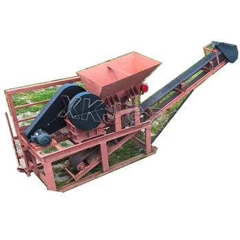 Hot sale Small Fixed Diesel Engine Jaw Crusher With Belt conveyor