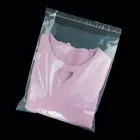 Hot new poly clear flat plastic adhesive packaging bag