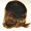 Wholesale Ponytail Hair Extension Drawstring Straight or Wavy Clip in Hairpieces synthetic hair