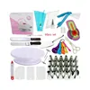 Cake Decorating Supplies Kit/ 60pcs Set 1 Cake Turntable Stand 2 Icing Spatulas 24 Icing Tips 1 Cake Server 11 Pastry Ba