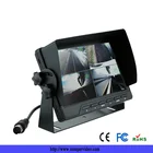 7 Inch Display Car 7 Inch Display LCD 4 CH Car Quad Monitor With Sun Visor CS-S751TMQ