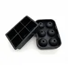 Benhaida 2 Pack Combo 6 Cavity Silicone Ice Cube Ball Maker Mold