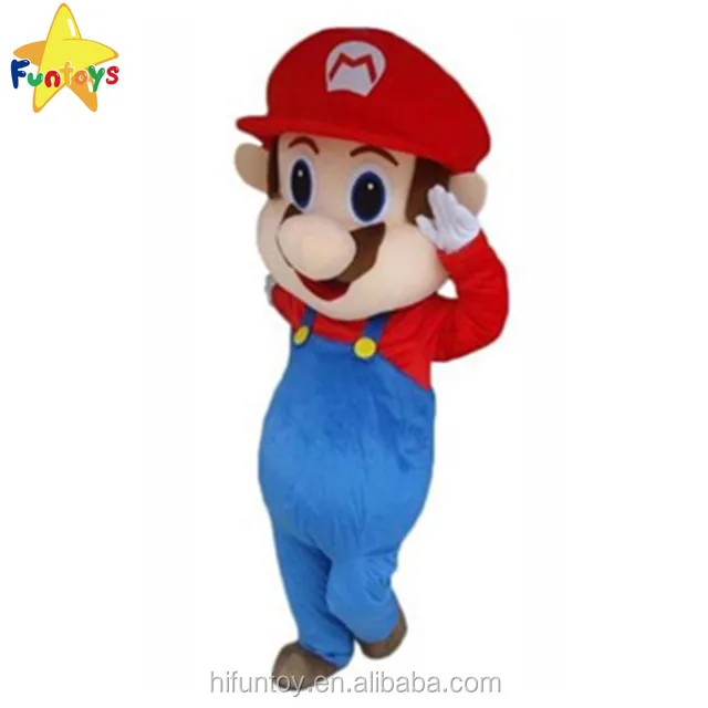 Funtoys CE En Peluche Marche Super Mario Costume de Mascotte Pour Noël
