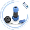 SP13 2pin 3pin 4pin 5pin 6pin 7pin 9 Pin Circular Plug & Socket Connectors IP68 Waterproof Plastic