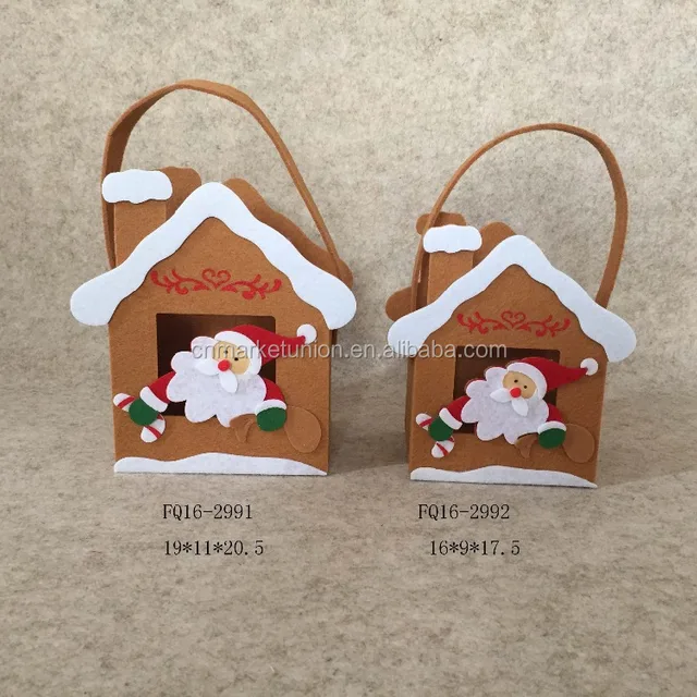 new design promotion felt shopping bag, felt christmas gift bag