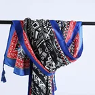 New product tassel print hijab poncho islamic scarf or stole china